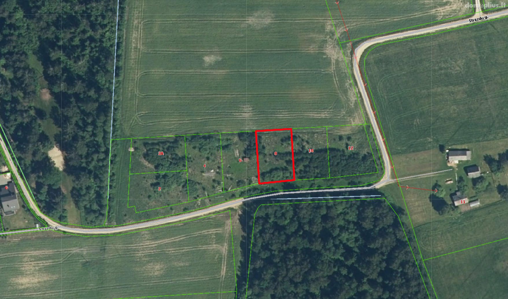 Land for sale Panevėžio r. sav., Vaivaduose, Paežerio g.