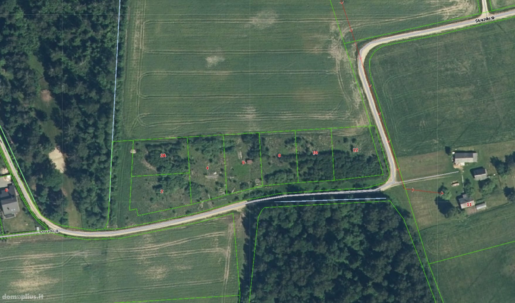 Land for sale Panevėžio r. sav., Vaivaduose, Paežerio g.