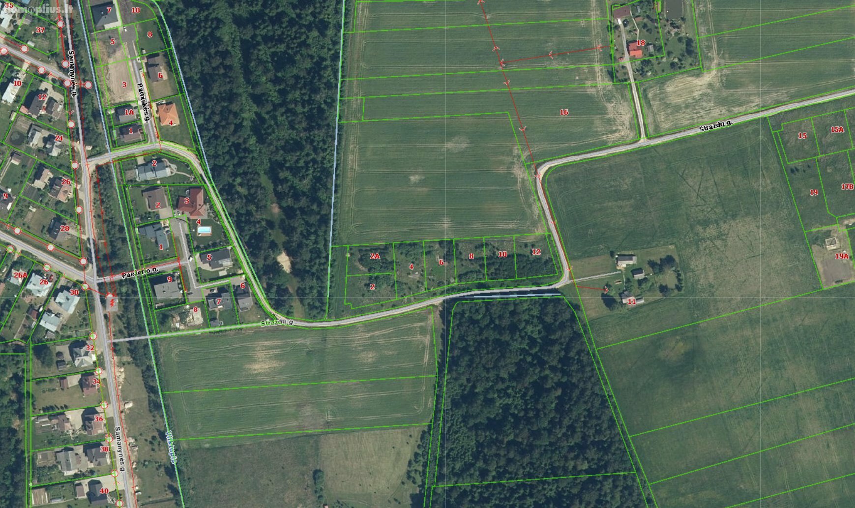 Land for sale Panevėžio r. sav., Vaivaduose, Paežerio g.