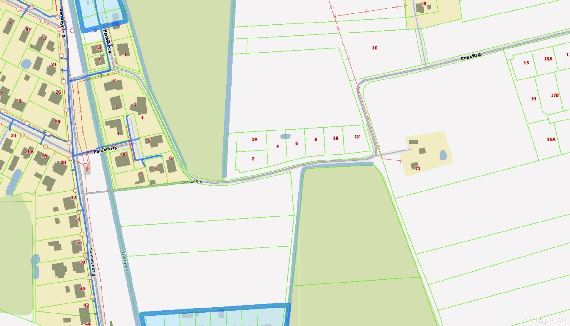 Land for sale Panevėžio r. sav., Vaivaduose, Paežerio g.