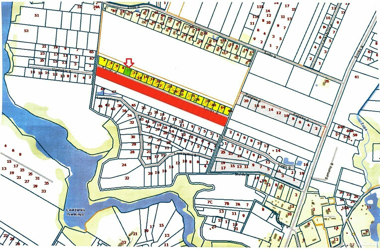 Land for sale Klaipėdos rajono sav., Radailiuose, Saulės al.