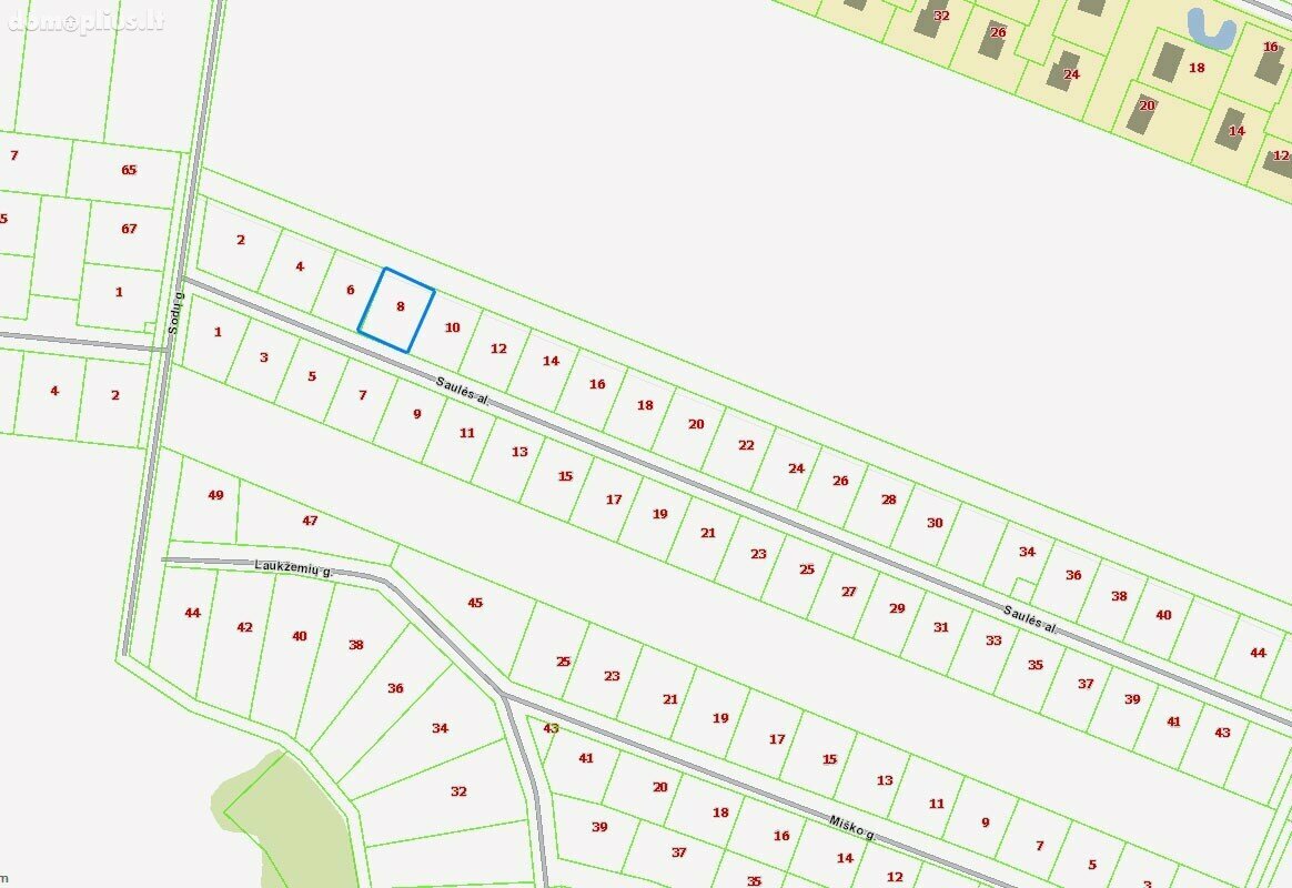 Land for sale Klaipėdos rajono sav., Radailiuose, Saulės al.