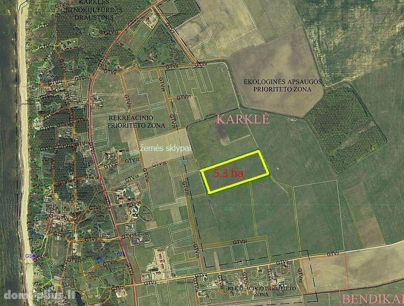 Land for sale Klaipėdos rajono sav., Karklėje, Mokyklos g.