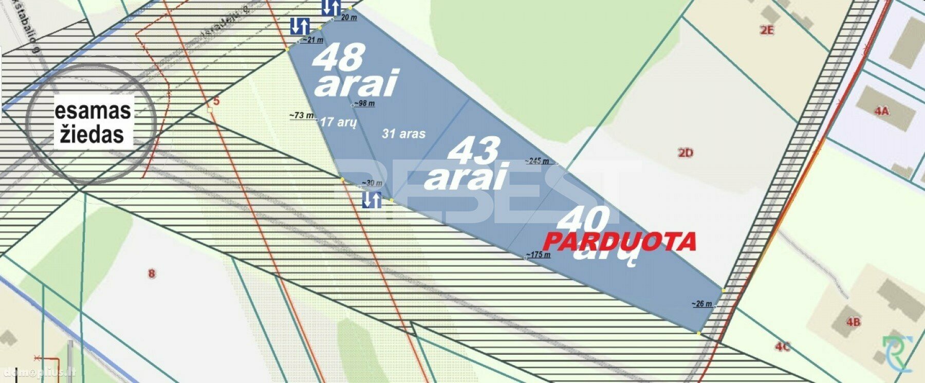 Land for sale Šiauliuose, Verduliuose, Išradėjų g.