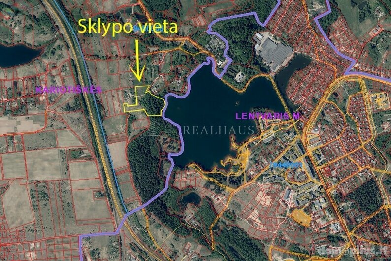 Land for sale Trakų rajono sav., Lentvaryje, Kalnų g.