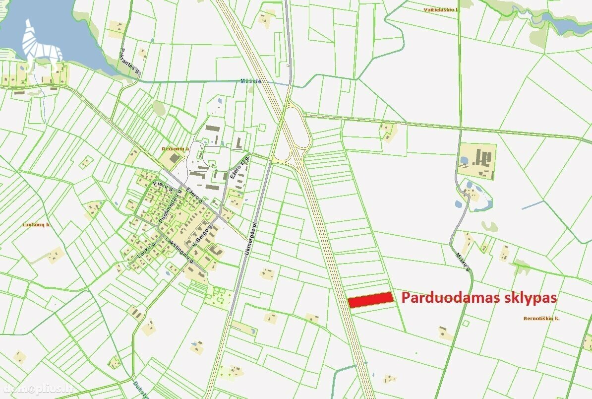 Parduodamas sklypas Ukmergės rajono sav.
