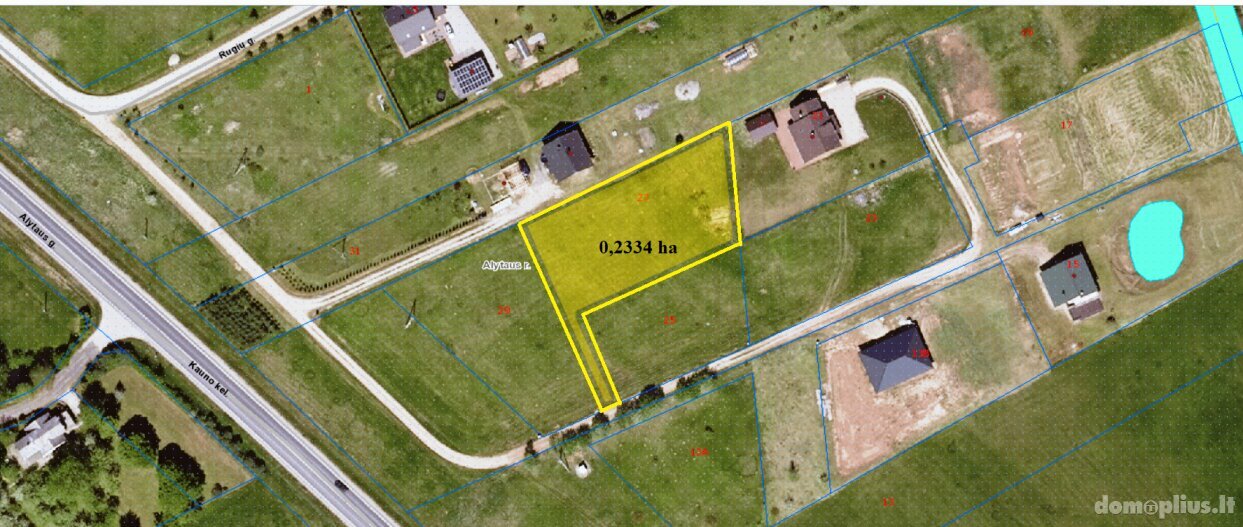 Land for sale Alytaus rajono sav., Butkūnuose, Kauno kel.
