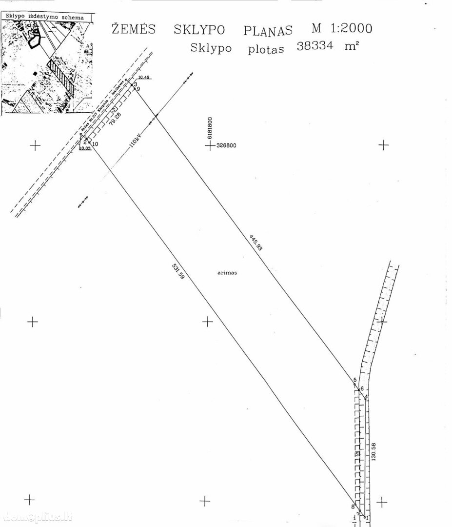 Land for sale Klaipėdos rajono sav., Leliuose, Arimų g.