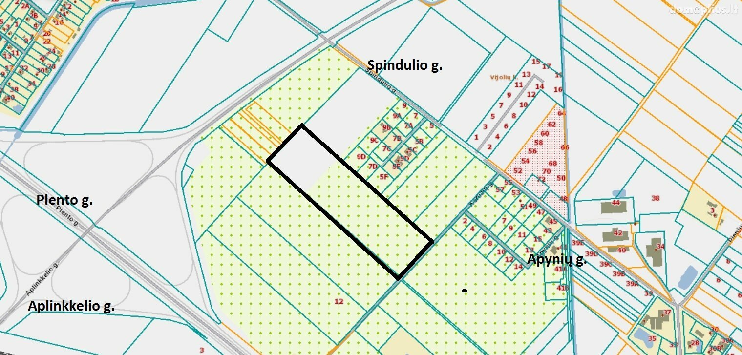 Land for sale Šiaulių rajono sav., Toliočiuose