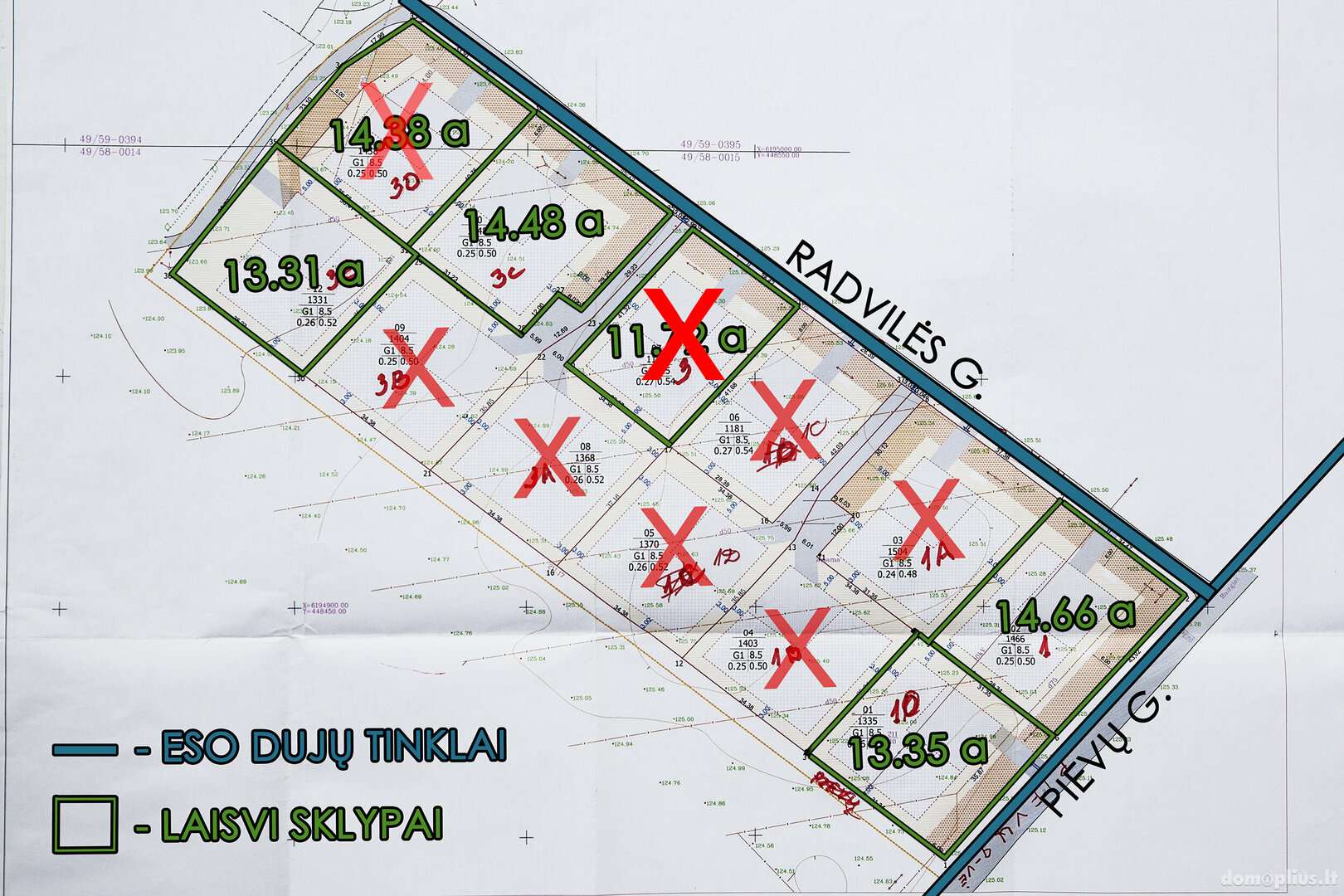 Parduodamas sklypas Šiaulių rajono sav., Raizgiuose, Radvilės g.