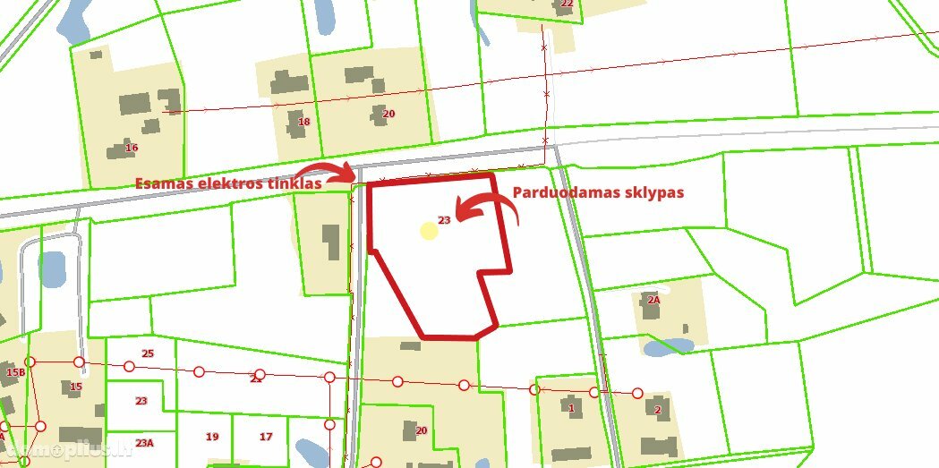 Участок Vilniaus rajono sav., Dūkštos, Mokyklos g.