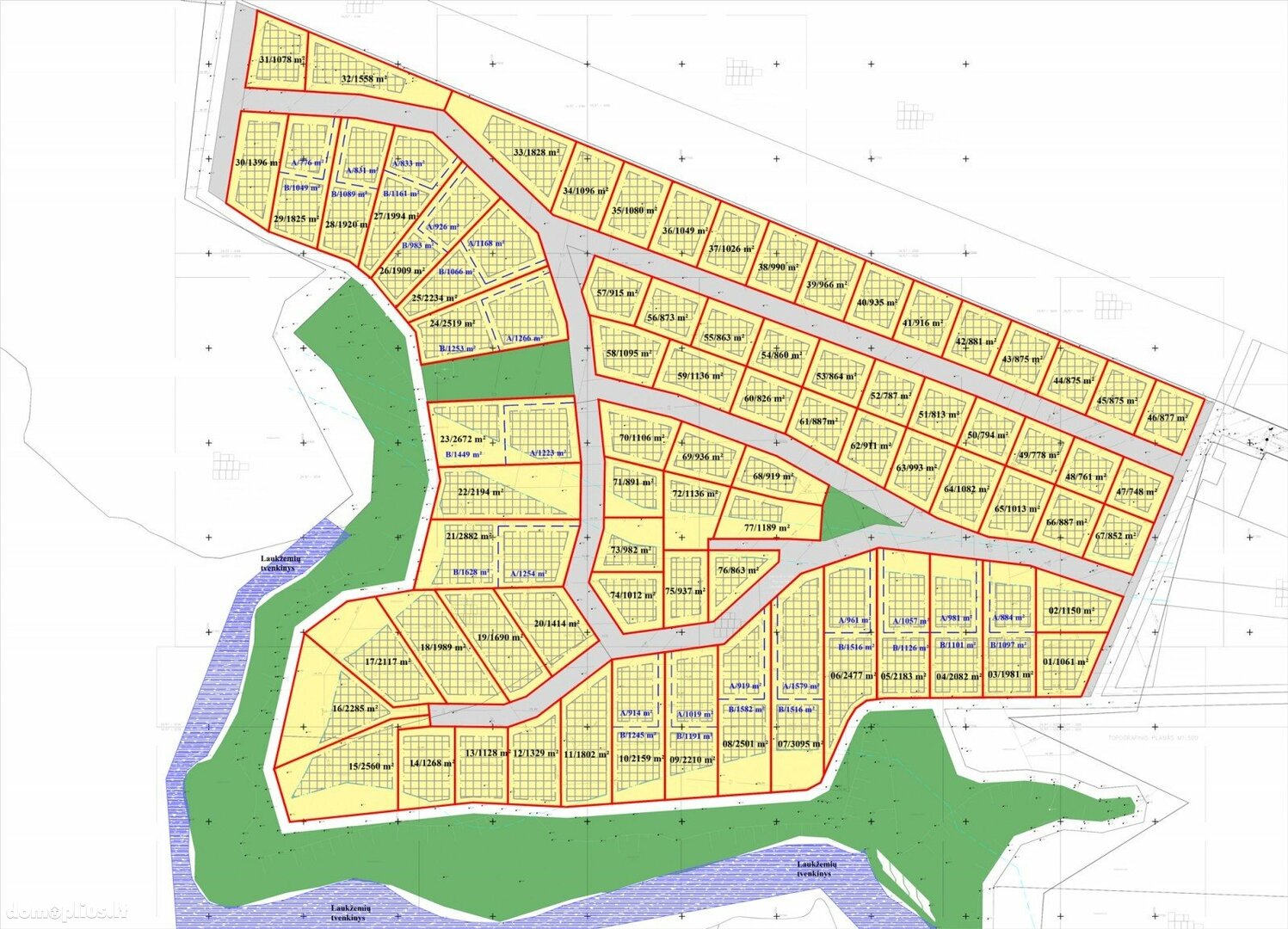 Land for sale Klaipėdos rajono sav., Radailiuose, Laukžemių g.