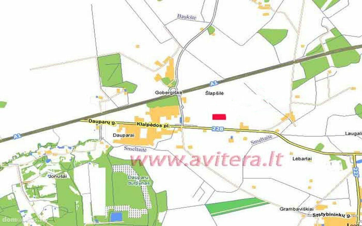 Parduodamas sklypas Klaipėdos rajono sav., Šlapšilėje, Kuršių g.