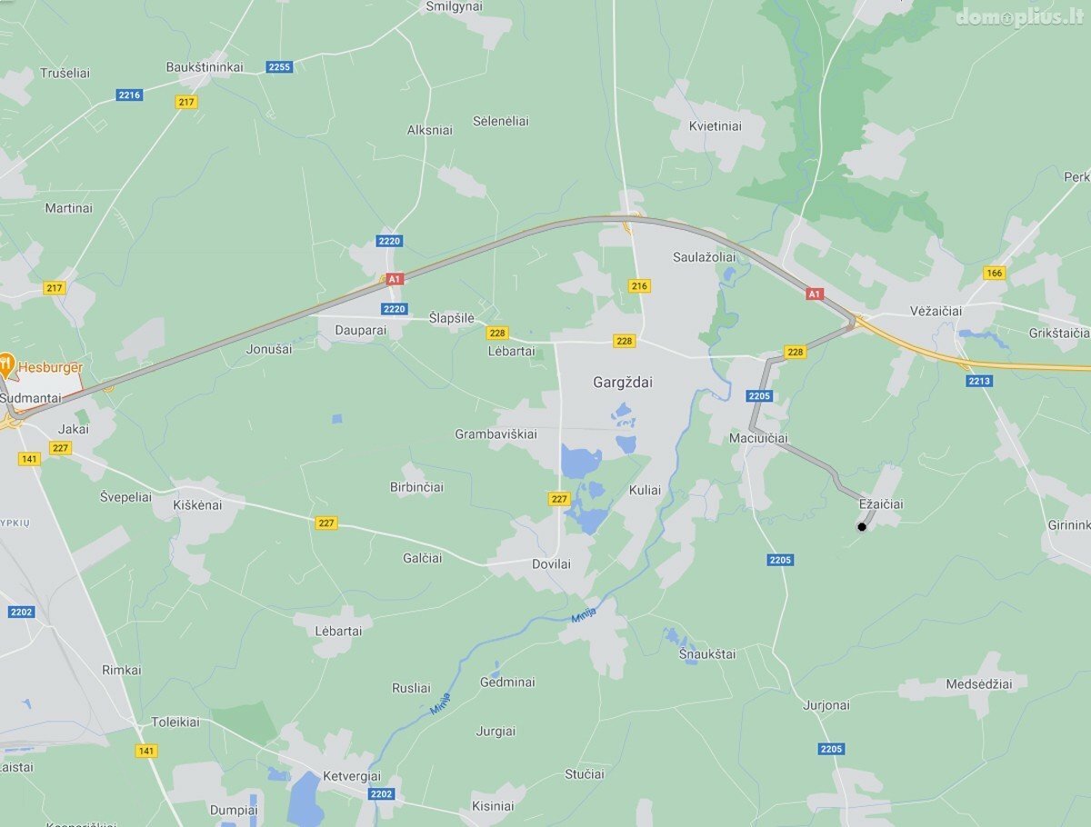 Parduodamas sklypas Klaipėdos rajono sav., Ežaičiuose, Gandrų g.