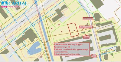 Parduodamas sklypas Panevėžyje, Žemaičiuose, Spaustuvės g.