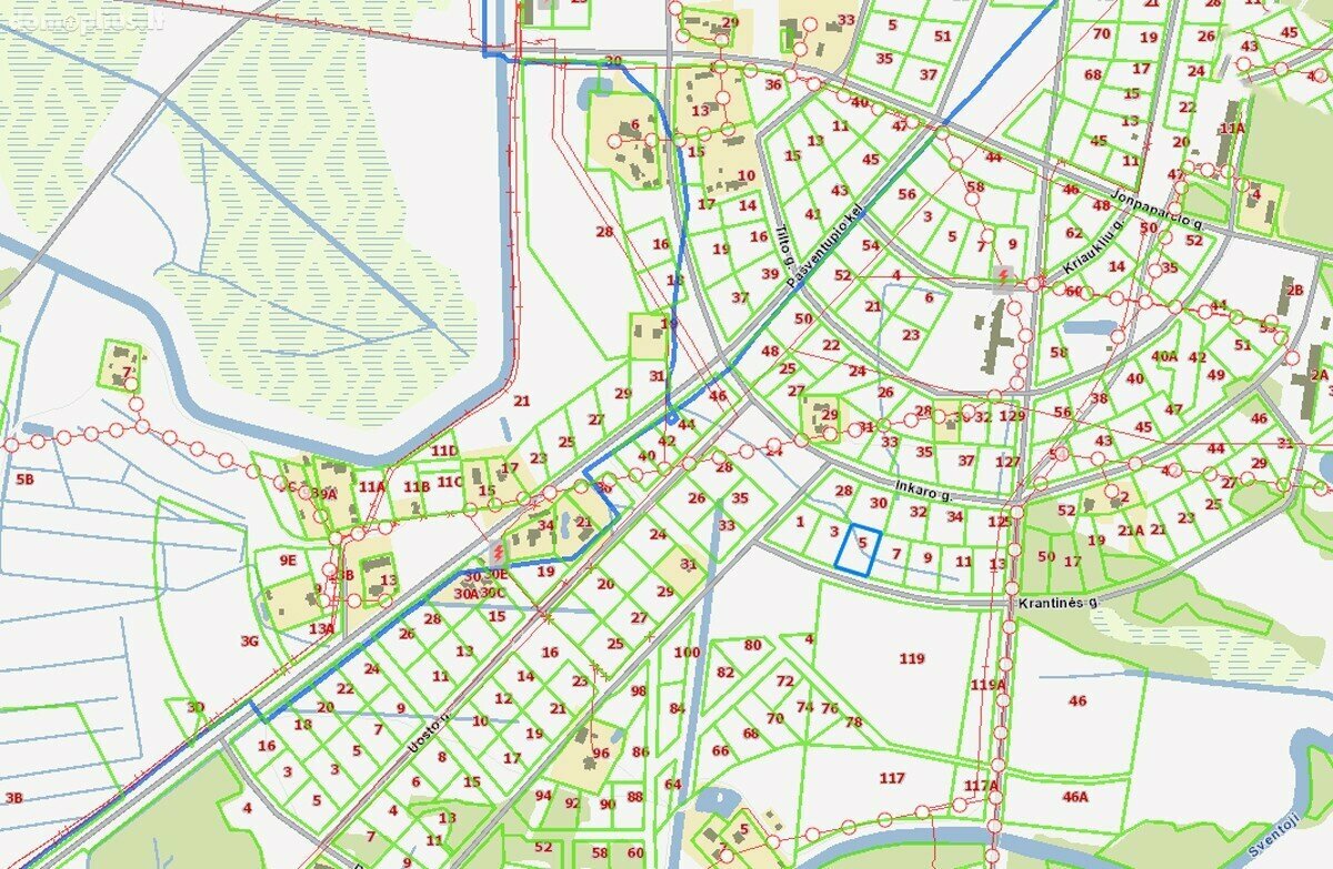 Parduodamas sklypas Šventojoje, Krantinės g.
