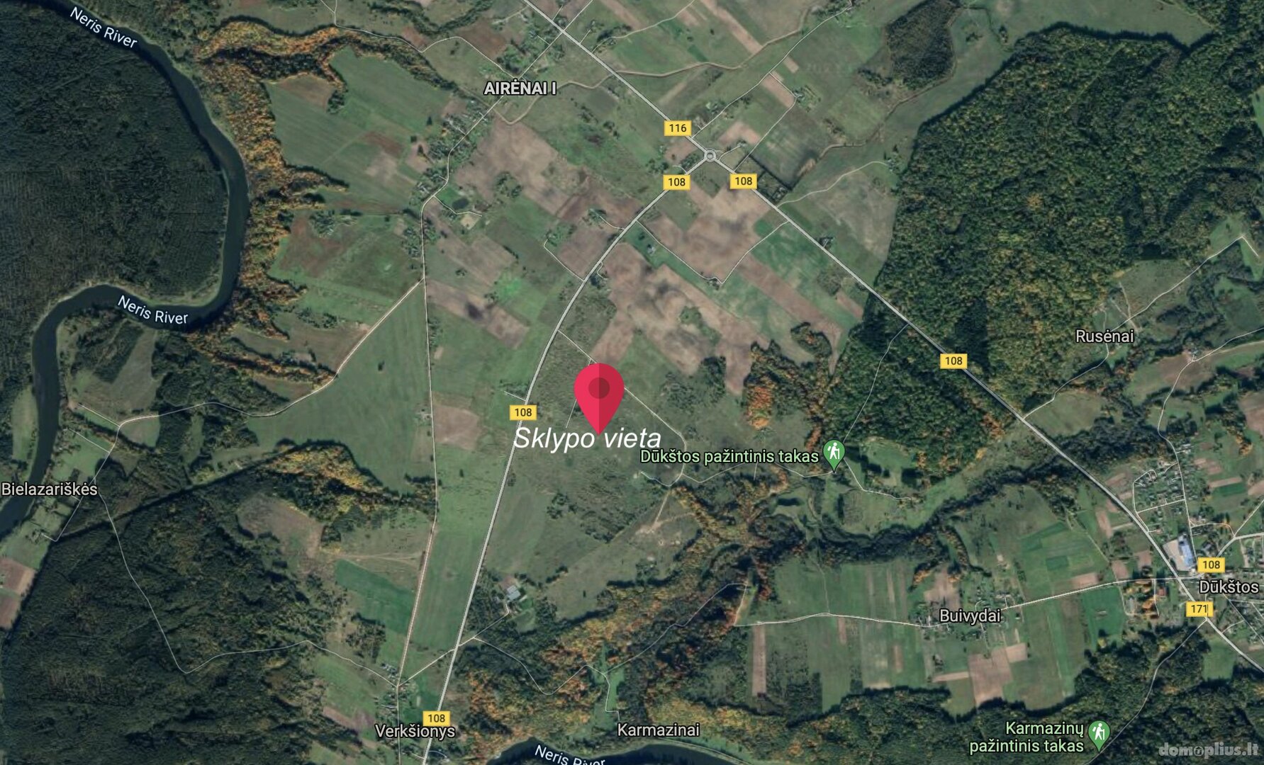 Parduodamas sklypas Vilniaus rajono sav., Airėnai II