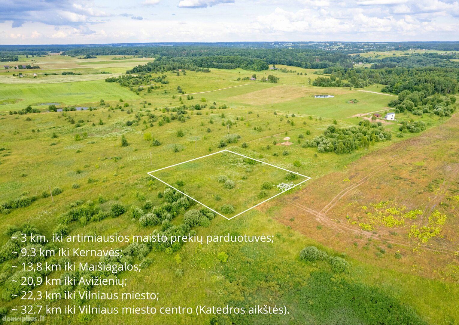 Parduodamas sklypas Vilniaus rajono sav., Airėnai II