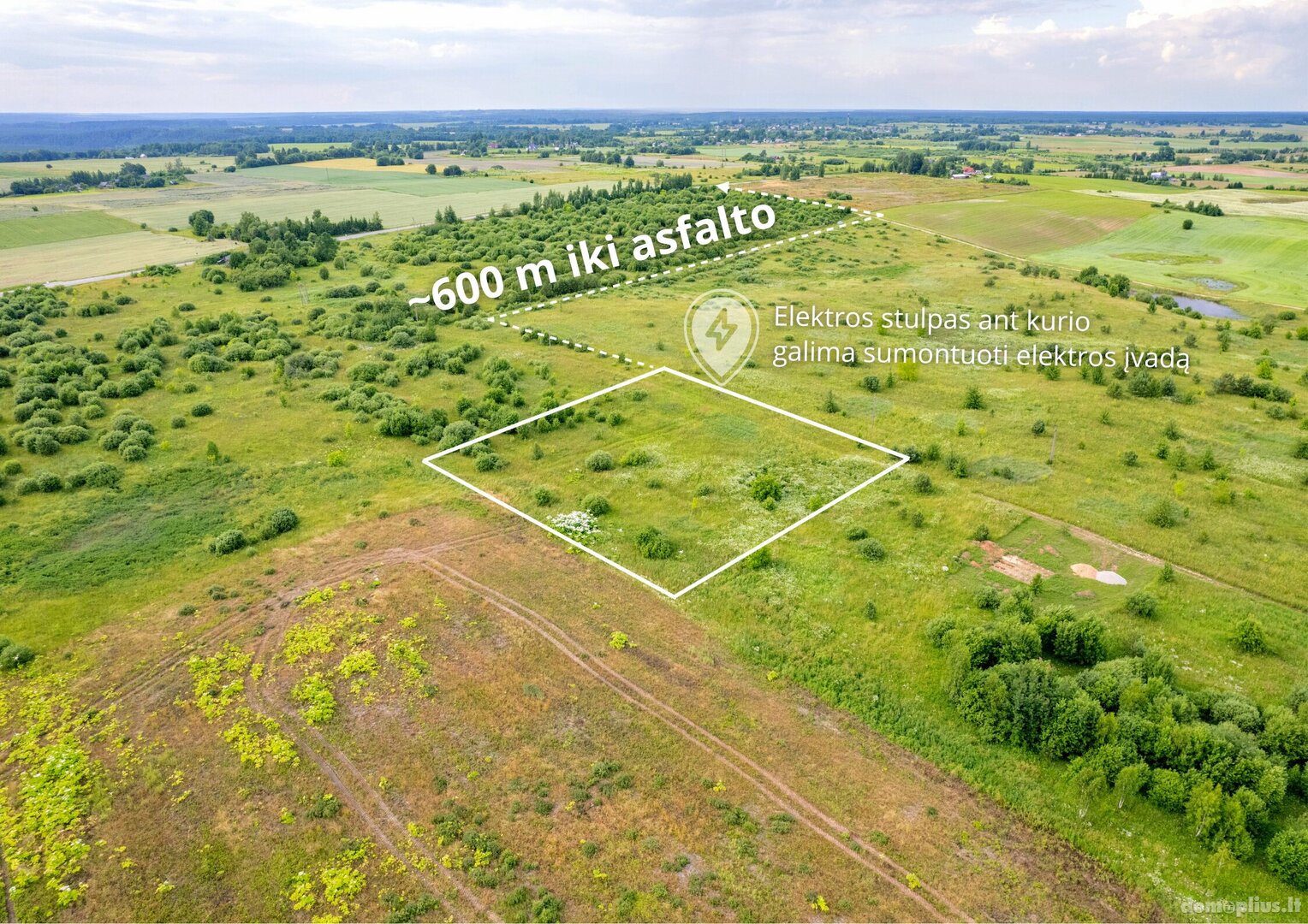Parduodamas sklypas Vilniaus rajono sav., Airėnai II