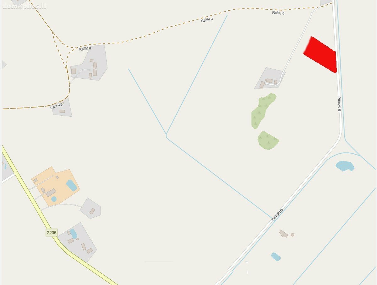 Parduodamas sklypas Klaipėdos rajono sav., Pangesuose, Pempių g.