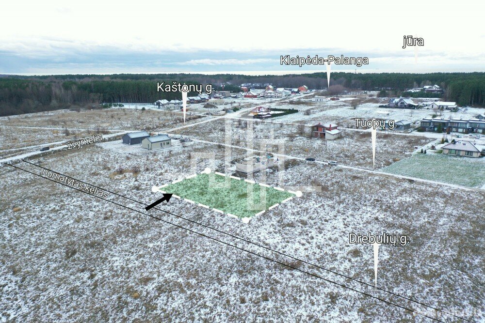 Land for sale Palangoje, Drebulių g.