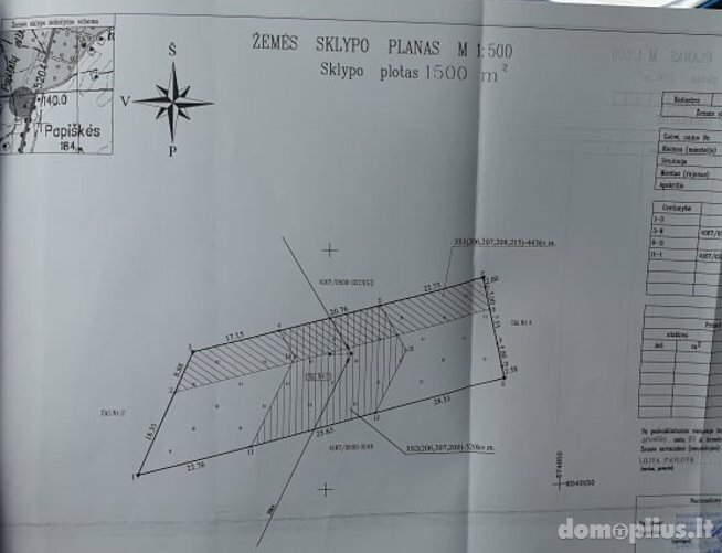 Parduodamas sklypas Vilniaus rajono sav., Papiškėse, Šermukšnių g.