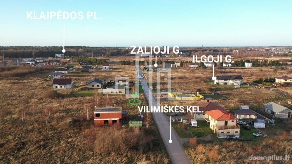 Land for sale Palangoje, Vilimiškės kel.