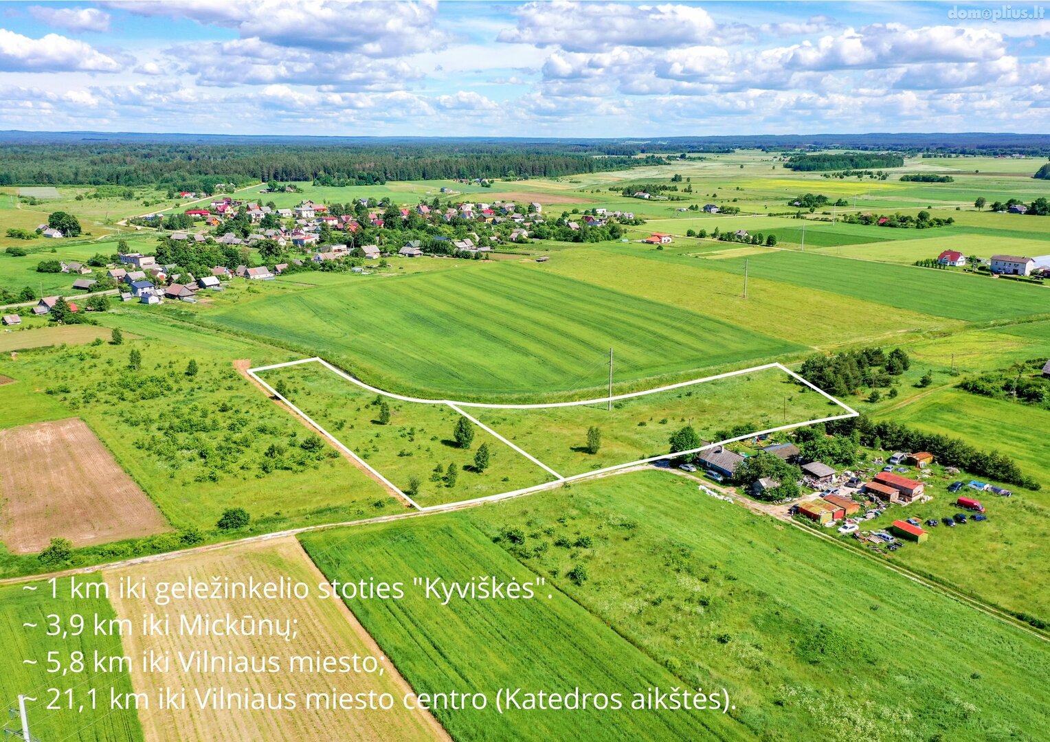 Land for sale Vilniaus rajono sav., Skaisteriuose