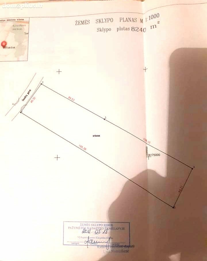 Parduodamas sklypas Klaipėdos rajono sav., Ežaičiuose, Gandrų g.