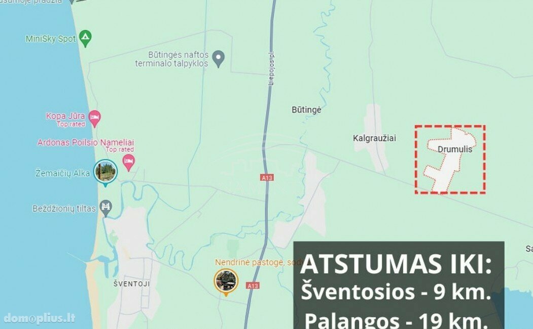 Parduodamas sklypas Kretingos rajono sav., Drumulyje, Stirnos g.