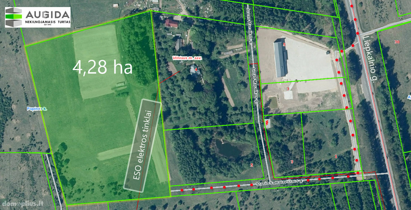 Land for sale Vilniuje, Liepkalnyje, Juozo Maceikos g.
