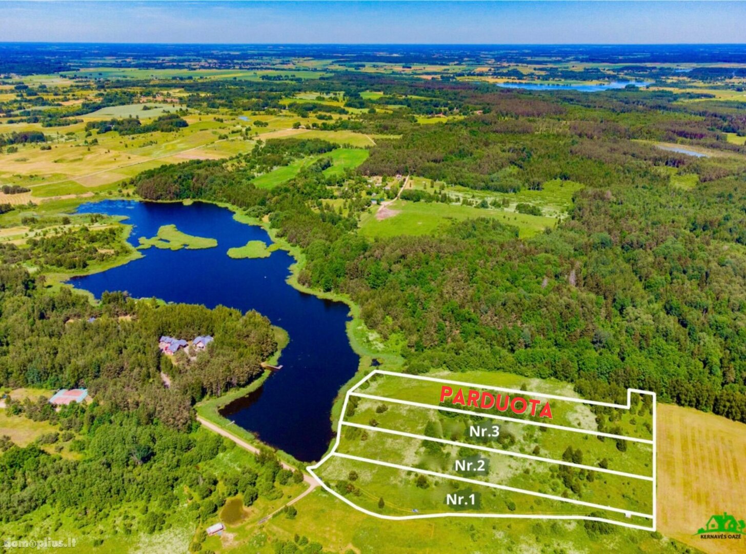 Parduodamas sklypas Širvintų rajono sav., Kernavėje, Vilniaus g.