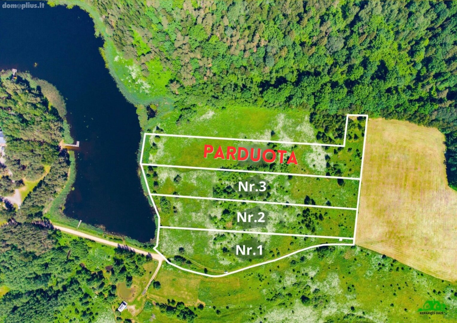 Parduodamas sklypas Širvintų rajono sav., Kernavėje, Vilniaus g.