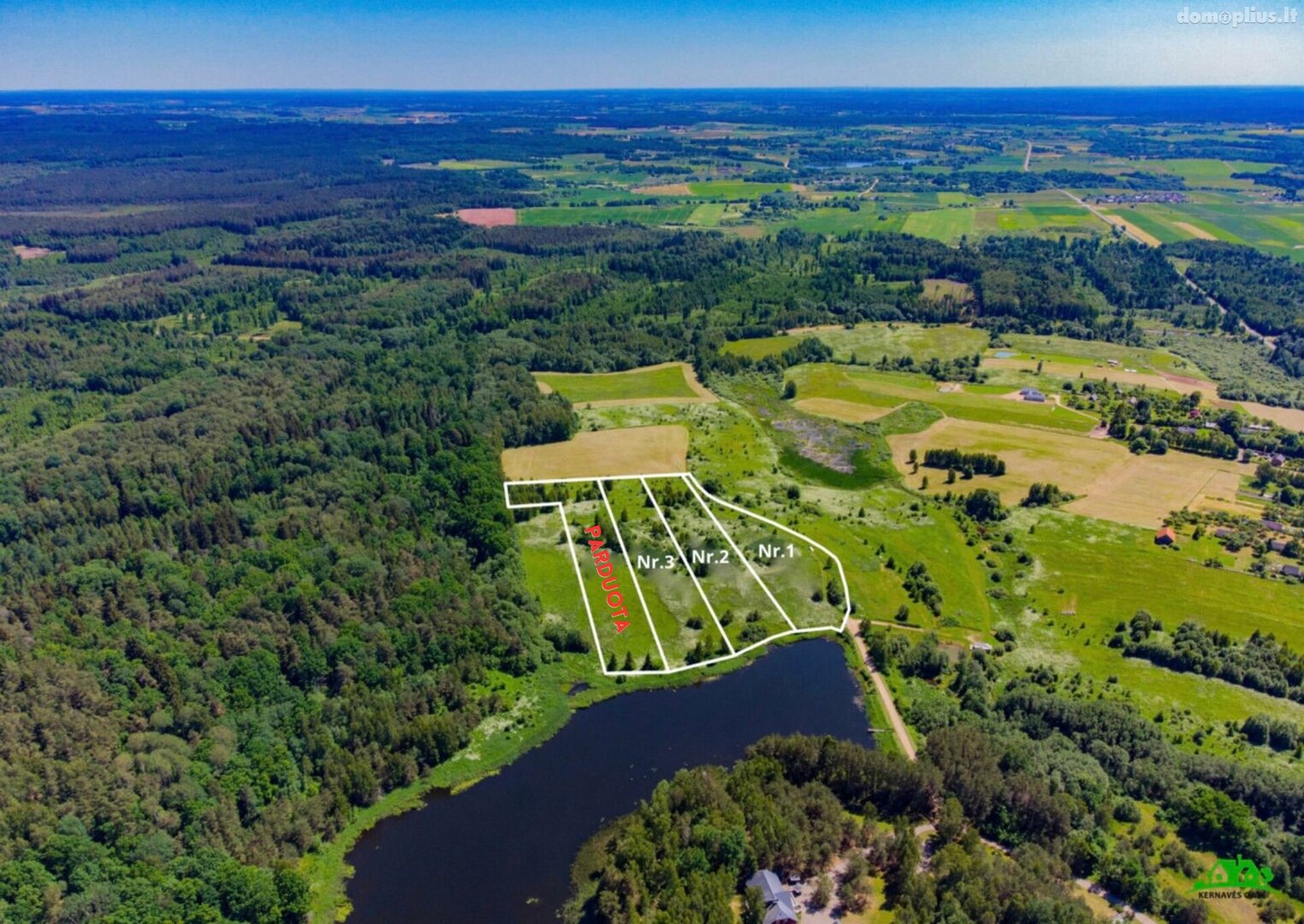 Parduodamas sklypas Širvintų rajono sav., Kernavėje, Vilniaus g.