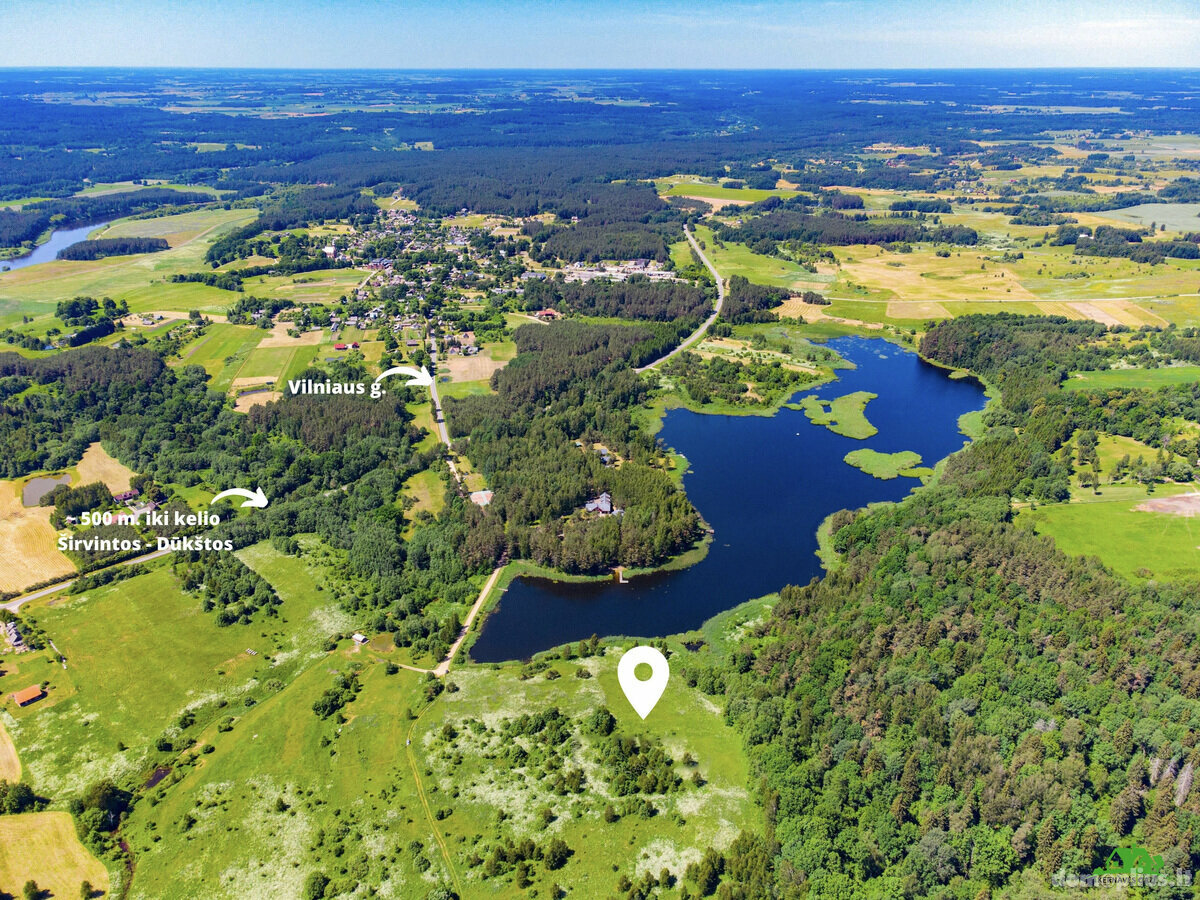 Parduodamas sklypas Širvintų rajono sav., Kernavėje, Vilniaus g.