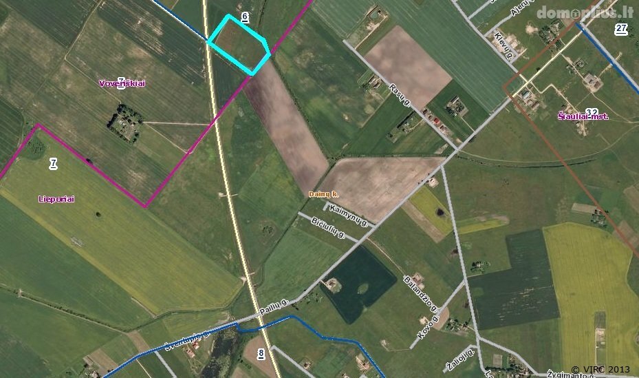 Parduodamas sklypas Šiaulių rajono sav., Daušiškiuose