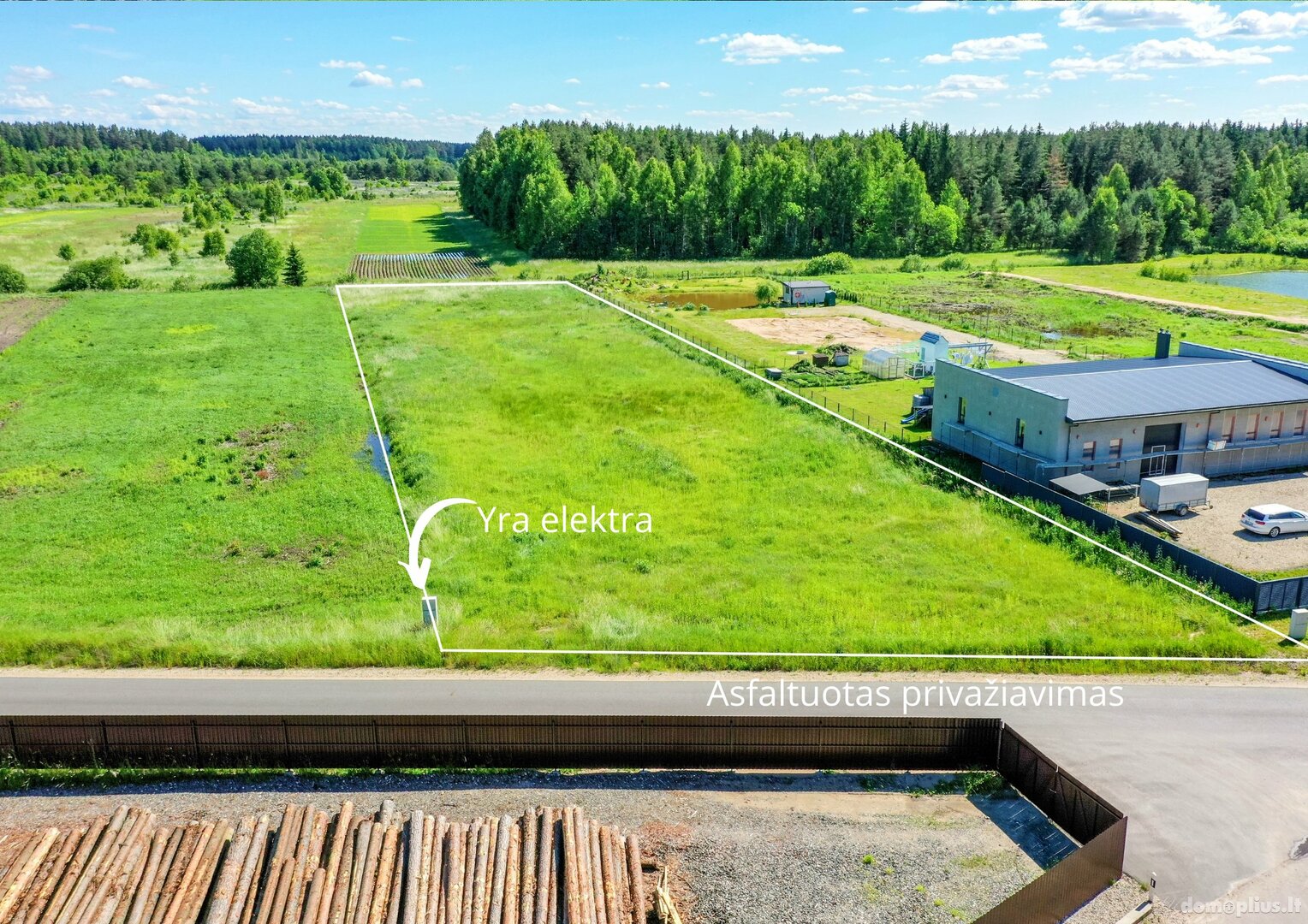 Land for sale Vilniaus rajono sav., Mickūnuose, Dėdoniškių g.