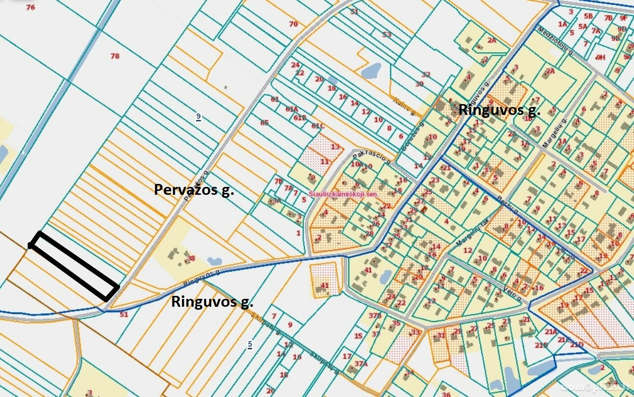 Land for sale Šiaulių rajono sav., Voveriškiuose