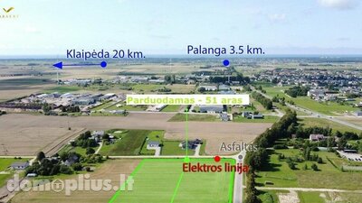 Parduodamas sklypas Kretingos rajono sav., Vydmantuose, Babilonijos g.