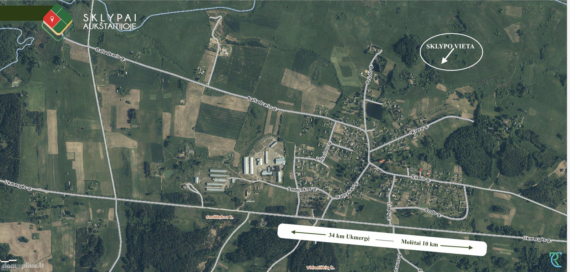 Parduodamas sklypas Molėtų rajono sav., Videniškiuose, Klevų g.