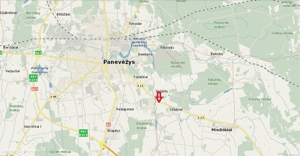 Parduodamas sklypas Panevėžio rajono sav., Liūdynėje, Senasis Vilniaus kel.