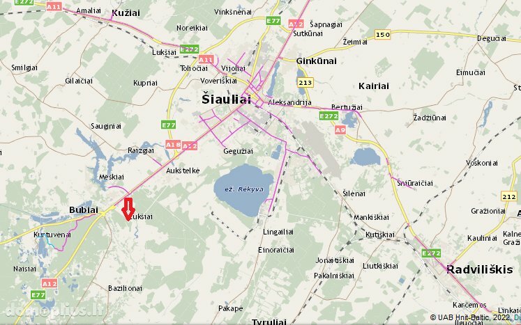 Land for sale Šiaulių rajono sav., Bubiuose, Smėlio g.