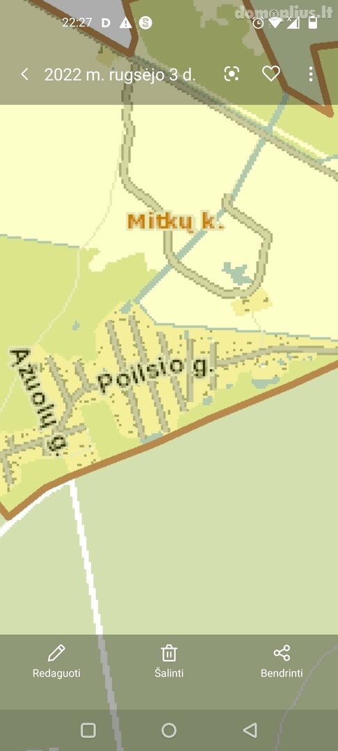 Land for sale Panevėžio rajono sav., Mitkuose