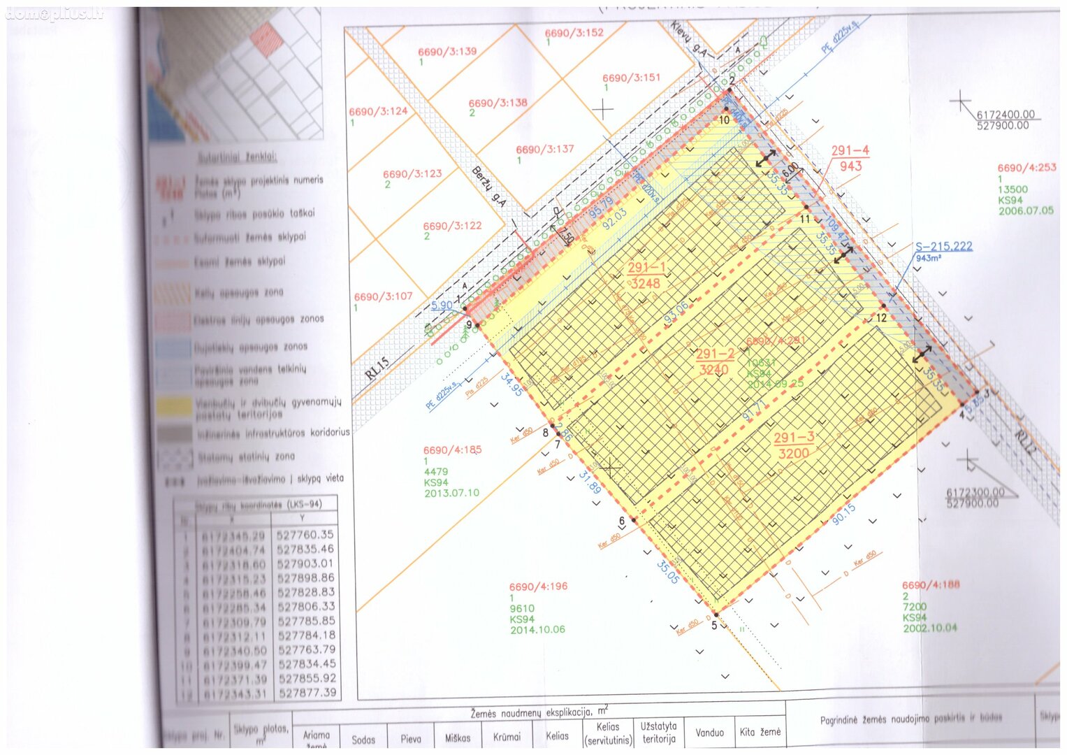 Land for sale Panevėžio rajono sav., Keravoje, Klevų g.