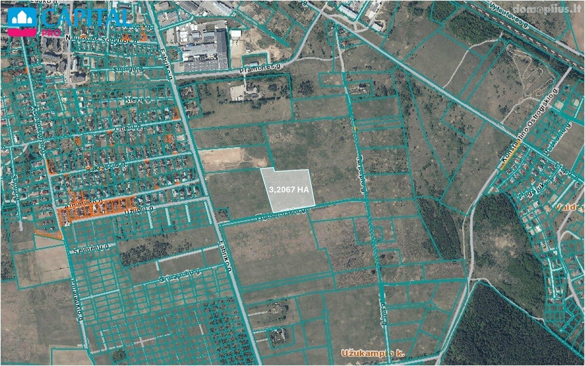 Land for sale Vilniuje, Paneriuose, Zigmantiškių g.