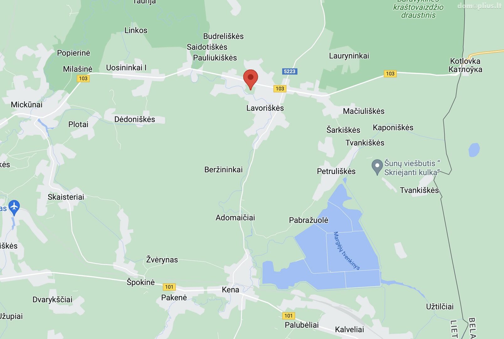 Parduodamas sklypas Vilniaus rajono sav., Lavoriškėse
