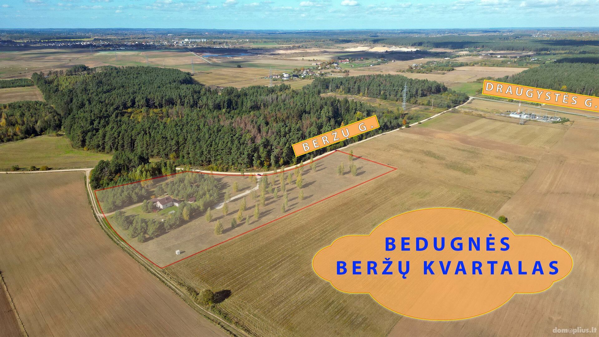 Land for sale Trakų rajono sav., Bedugnėje, Beržų g.