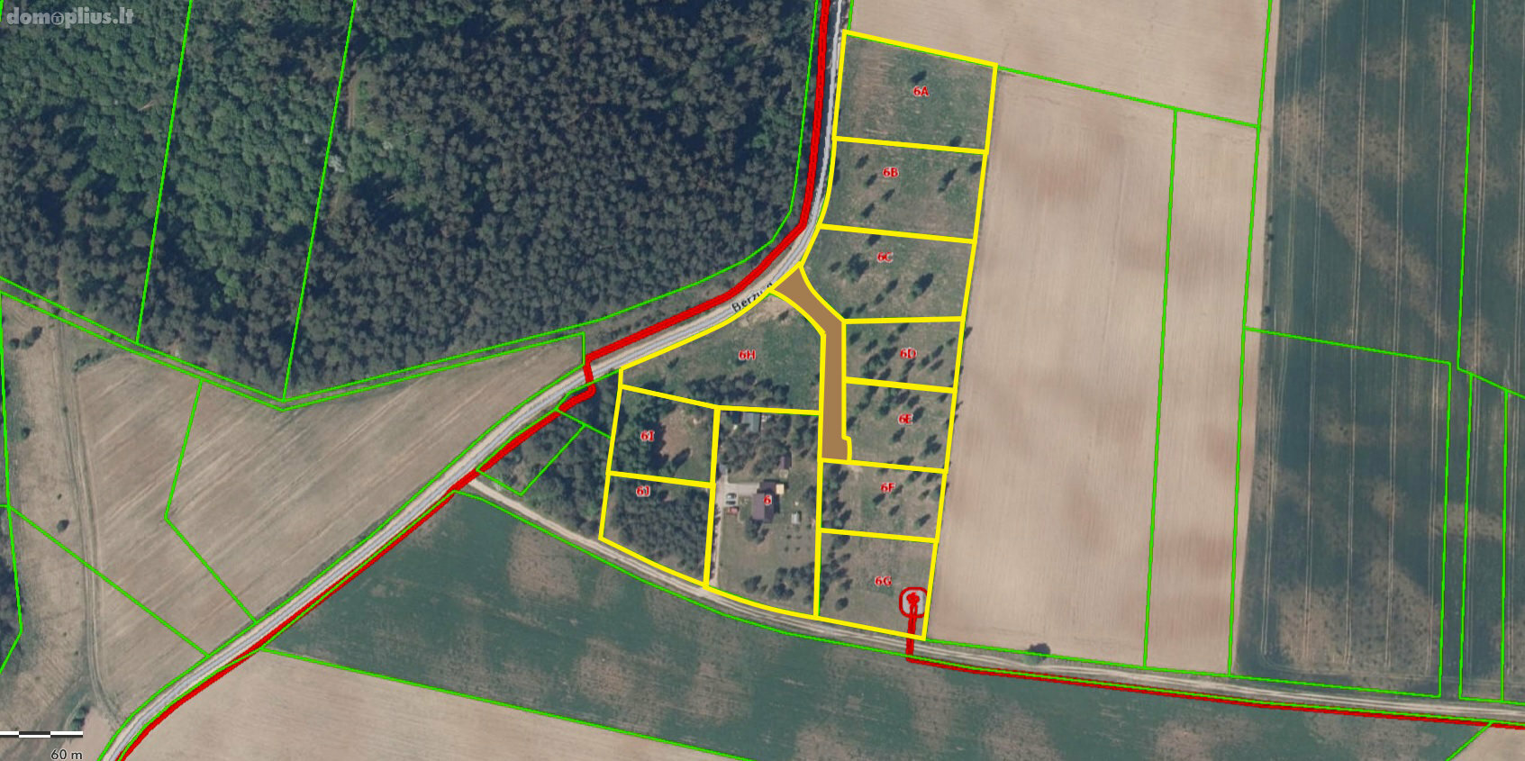 Land for sale Trakų rajono sav., Bedugnėje, Beržų g.