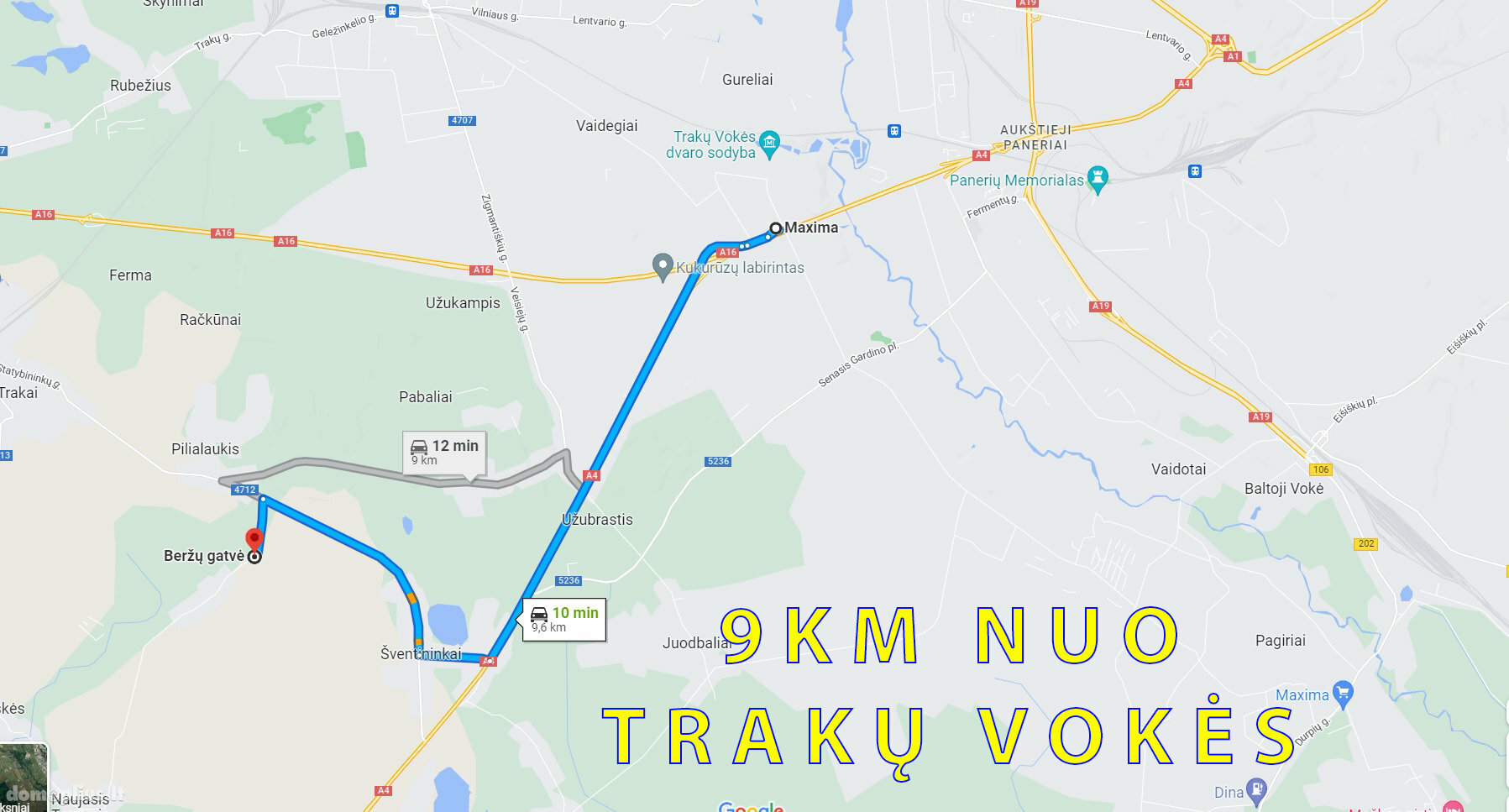 Участок Trakų rajono sav., Bedugnėje, Beržų g.