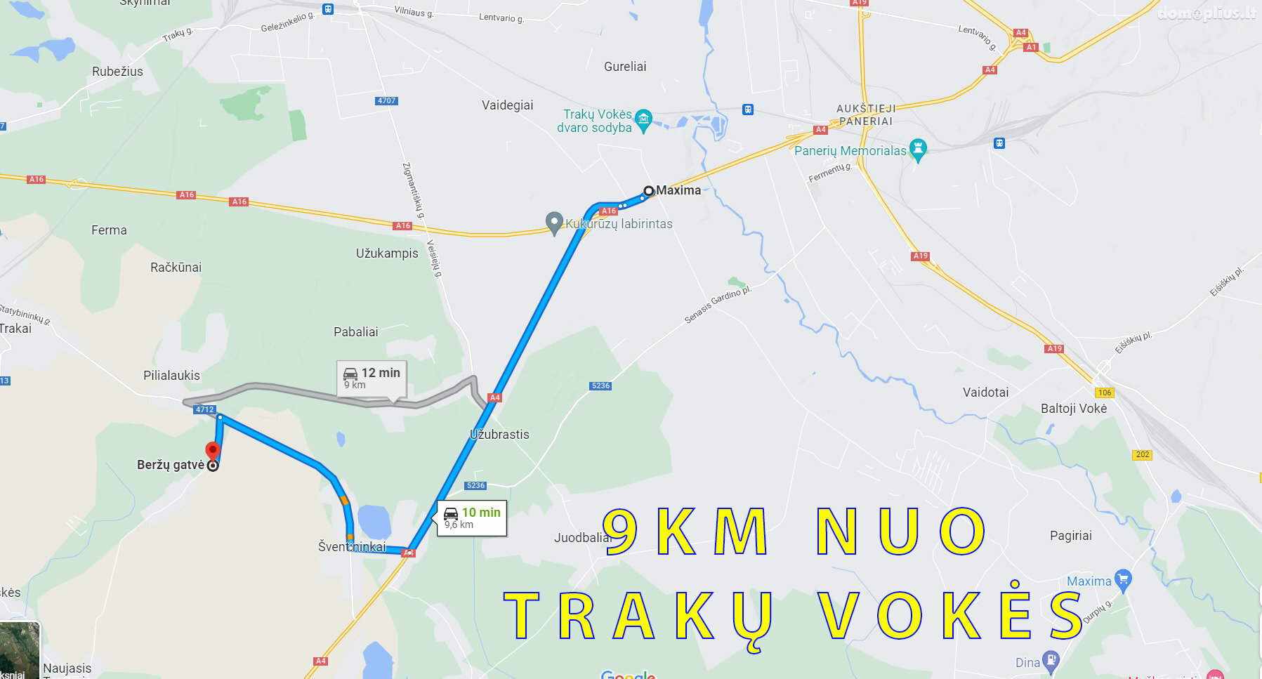 Участок Vilniuje, Trakų Vokė